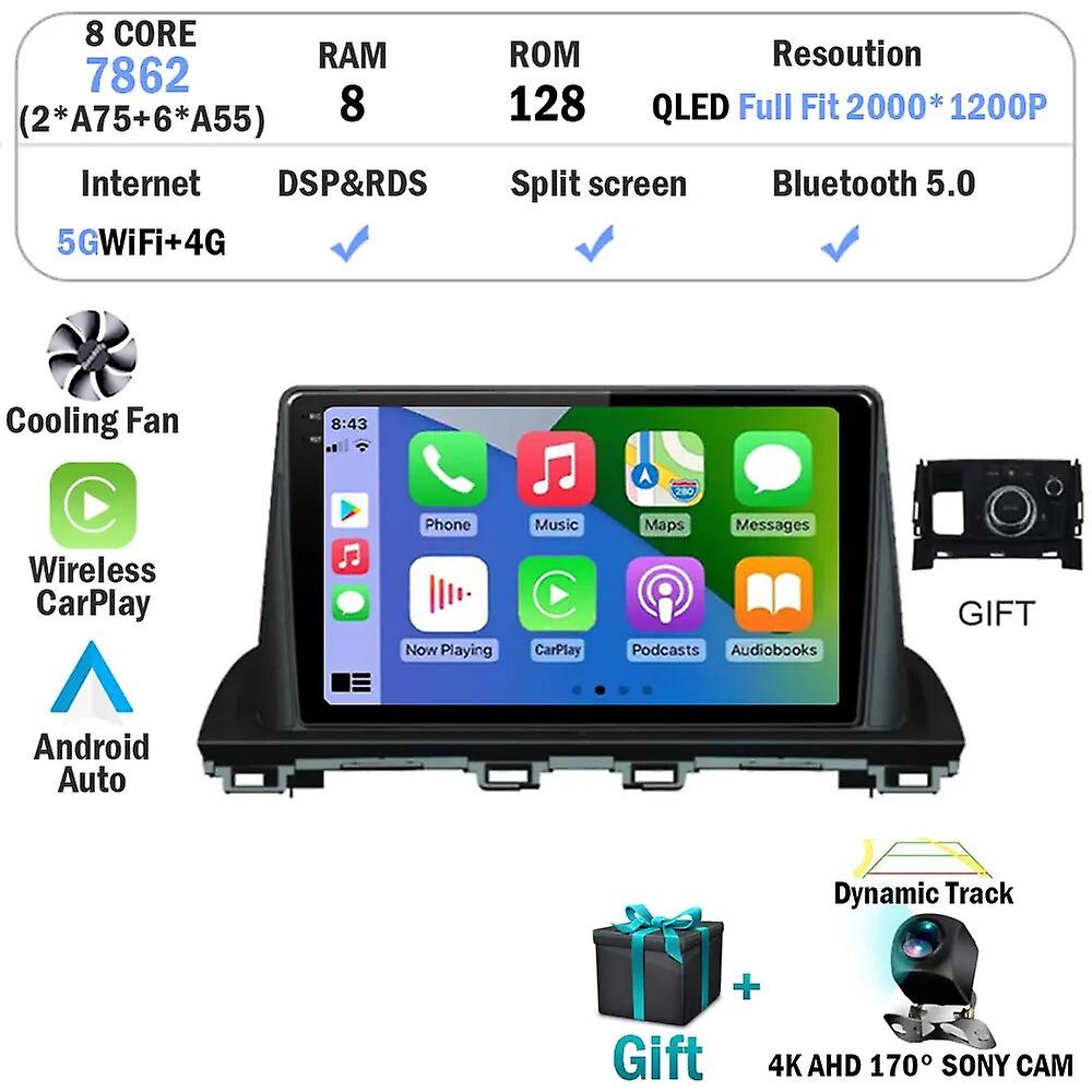 Android 12 Ips Screen For Mazda Cx-4 Cx4 Cx 4 2016 2017 2018 Car Radio Gps Navigation Multimedia Video Player Auto Carplay Dvd