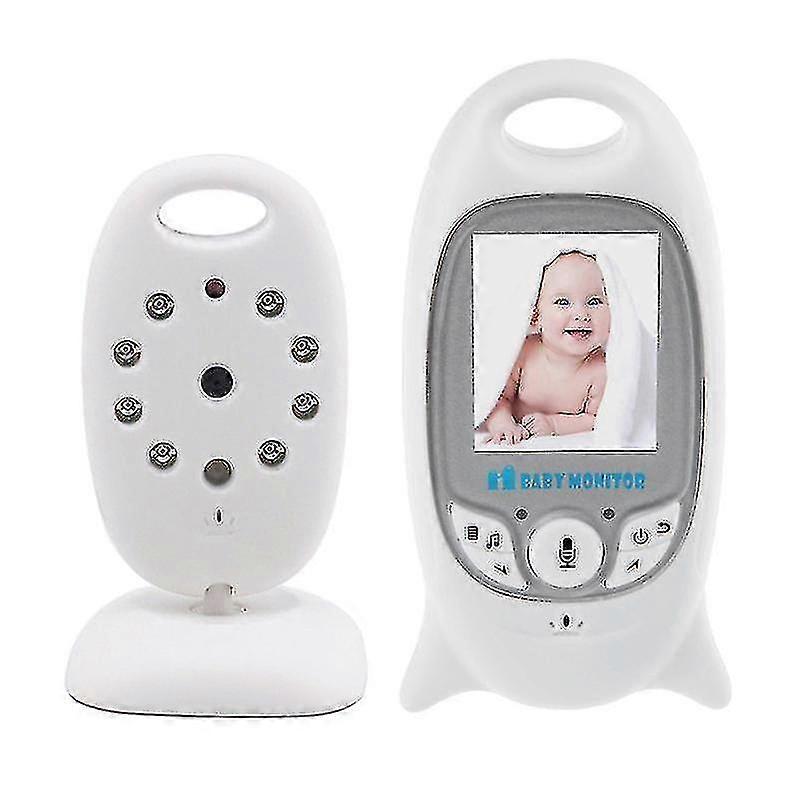 2 Display Video Baby Monitor With Camera And Audio Remote Wide View Two Way Audio Talk Infrared Night Vision 8 Lullabies