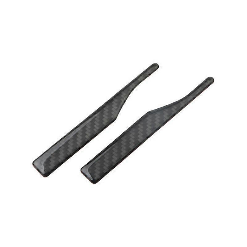 2pcs Car Rearview Mirror Anti-Collision Strip Carbon Fiber Antirub Protective Sticker Rearview Mirror Decorative Moulding Strip
