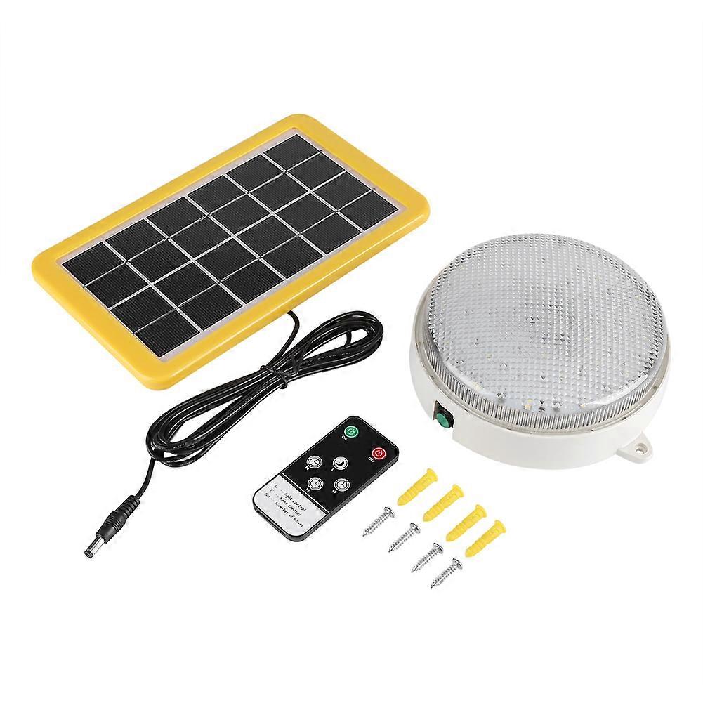 3W Outdoor Garden Yard Solar Panel LED Light Wall Ceiling Lamp with Remote Controller