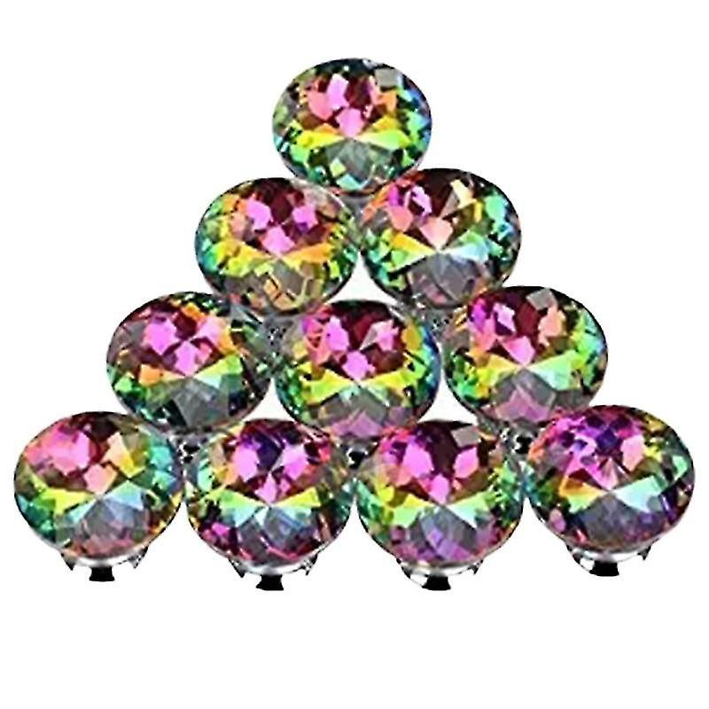 new colorful crystal knobs cabinet drawer pulls handle sm35012