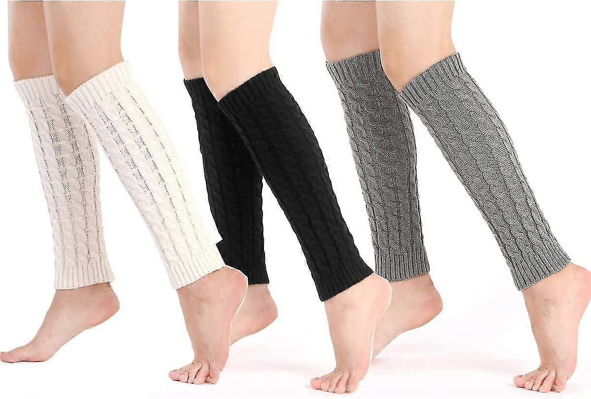 3 par benvärmare för stickad vinterisolering