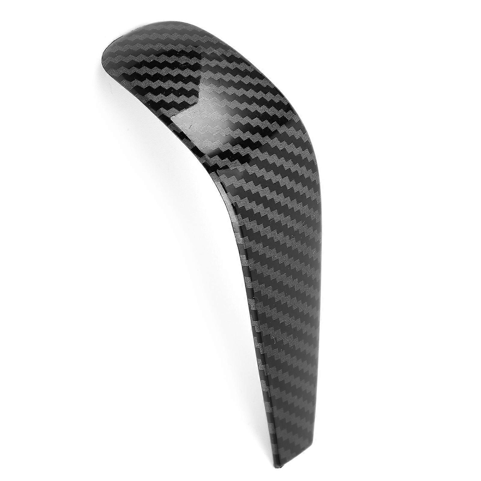 والعتاد التحول مقبض الباب ديكور غطاء وحدة التحكم شيفتر رئيس تقليم يصلح ل 3 سلسلة E90 / E91 / E93 2005؟ 2012 ألياف الكربون نمط أسود لامع