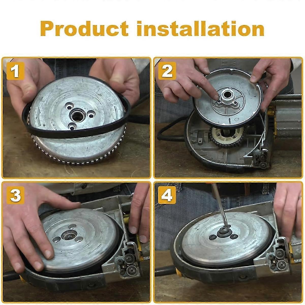 DNLK Urethane Band Saw Tires - 2 Pack For Cummins 9109 9" Bandsaw, No Glue Needed, Made In USA - View #7