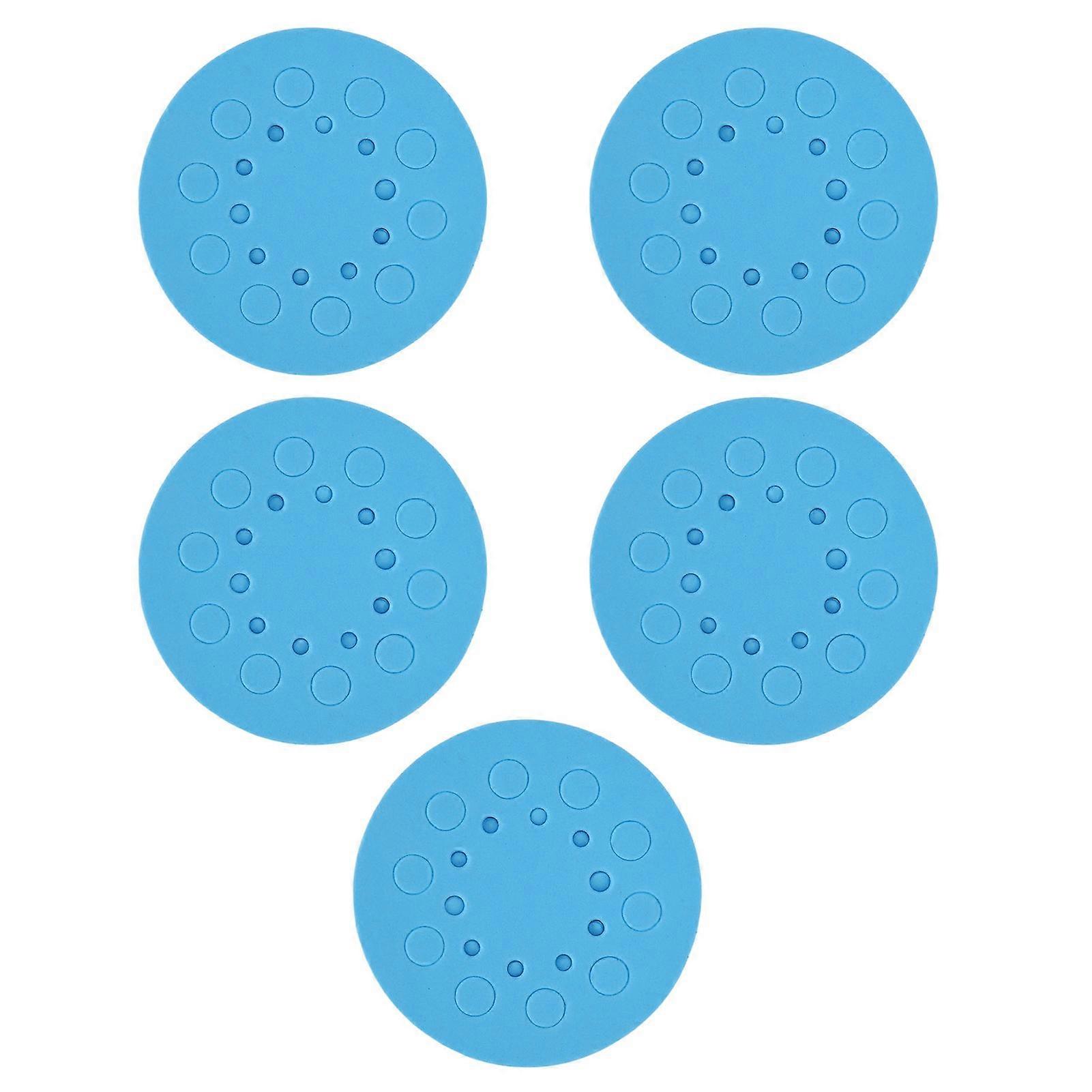 5pcs Round Foam Test Tube Rack Easy Removal Reusable Floating Centrifuge Tube Holder for 0.2ml 0.5ml 1.5ml 2ml Test Tubes Blue 20 Holes