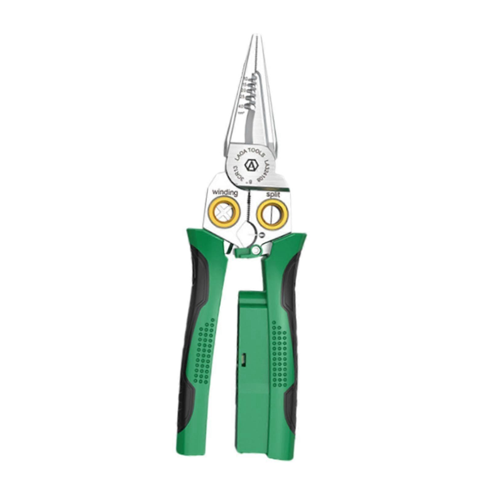 Multifunctional Wire Strippers Crimper for Wire Winding Clamping Wire Pulling 7 in 1