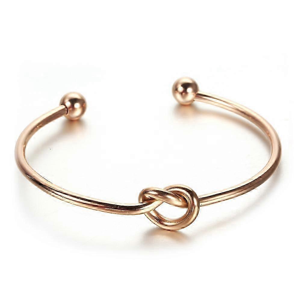 Plated Knot Female Bracelet