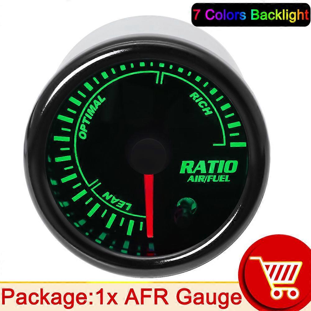 52mm 7 Color LED Smoke Face Car Auto Tachometer Gauge Car Pointer Tacho RPM Meter 0~8000RPM Pointer for Gasoline Motor 12V