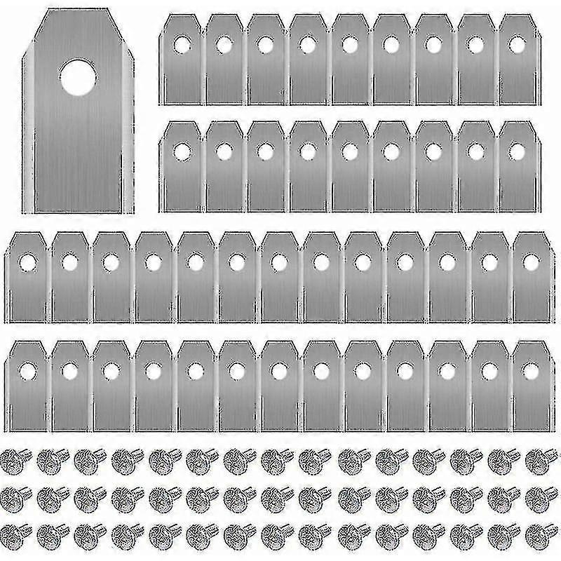 45 X Titanium Knife Blades For All Husqvarn/automower/yardforce/gardena Robotic Lawn Mowers Tw