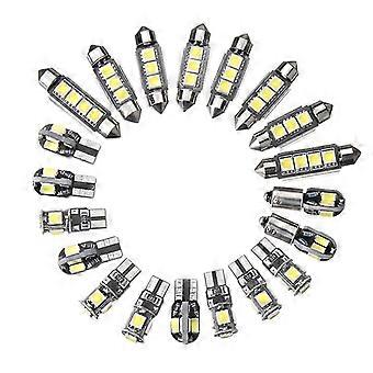 Led Car Interior Lights 20pcs LED Interior Lights Bulbs Kit Car Trunk Dome License Plate Lamps Car Ambient Lighting