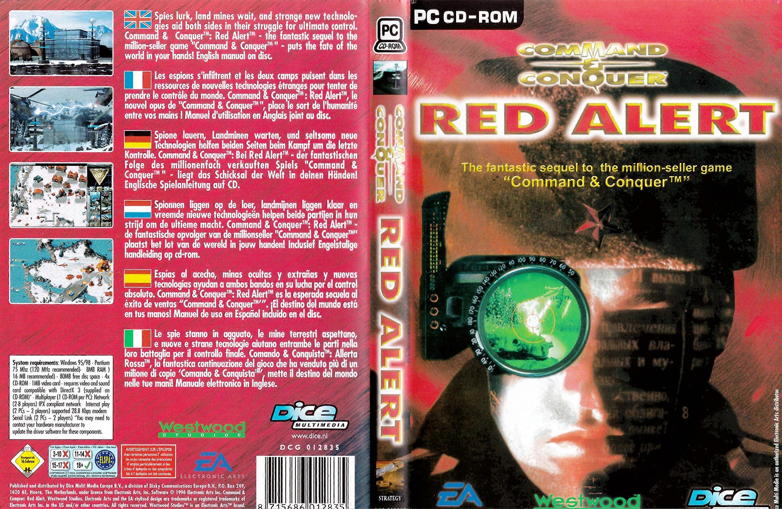 Command and Conquer Red Alert (PC) - New & Sealed