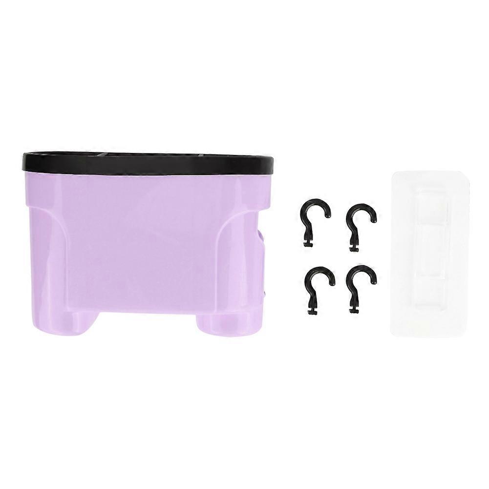 Kitchen Plastic Spoon Chopsticks Fork Knife Draining Storage Rack Tool Holder (Pink)