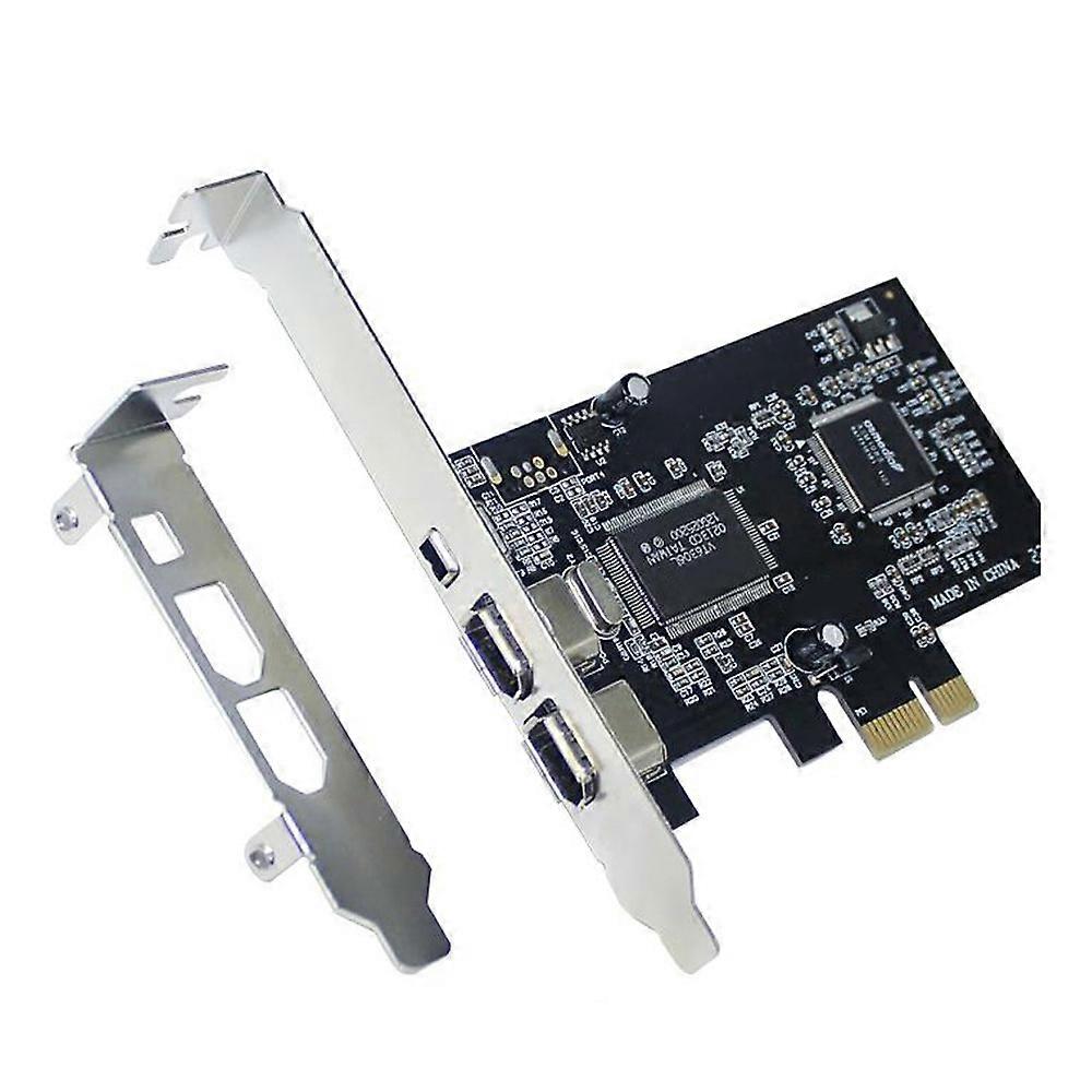 PCI-E PCI Express FireWire Card, IEEE 1394 Controller Card with Firewire Cable, for Video, Audio Tr