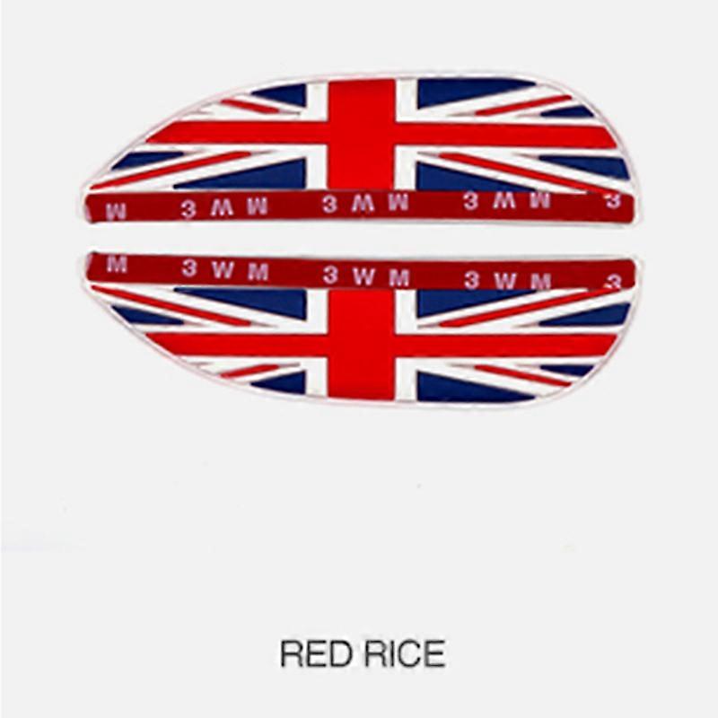 2pcsユニバーサルカーバックミラーレインアイブロウシェードバッフルバイザーミニクーパーR56 R60 F54 F56 F60用防水シリコンカバー