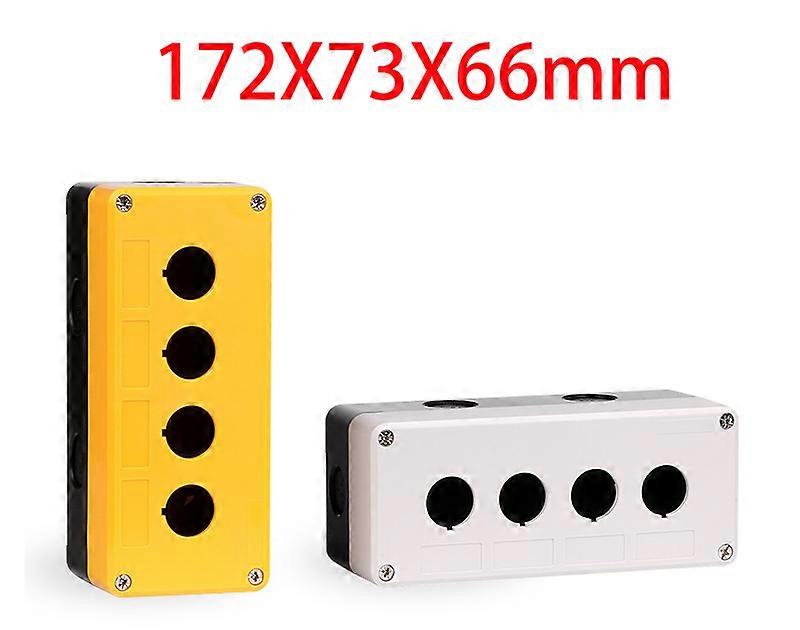 Impermeabil Buton Box Switch Control Box 12345 Gaura Poziția Industrie Switch Indicator lumina din plastic de urgență Stop Case 22mm
