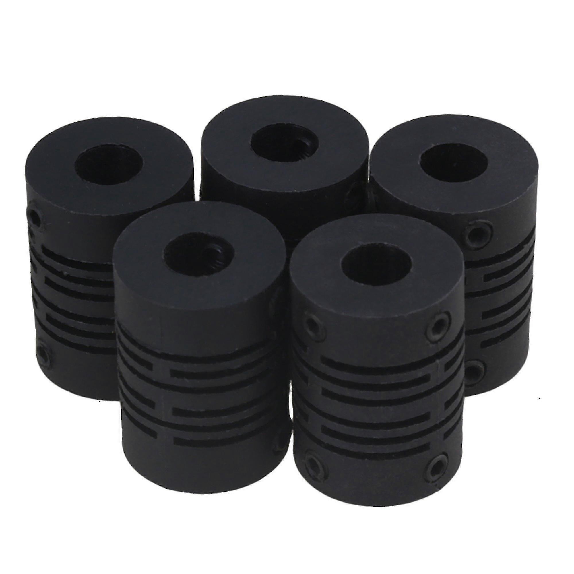 5piece D15l21 6x6mm Flexible Elastic Coupling Plastic Encoder Coupling