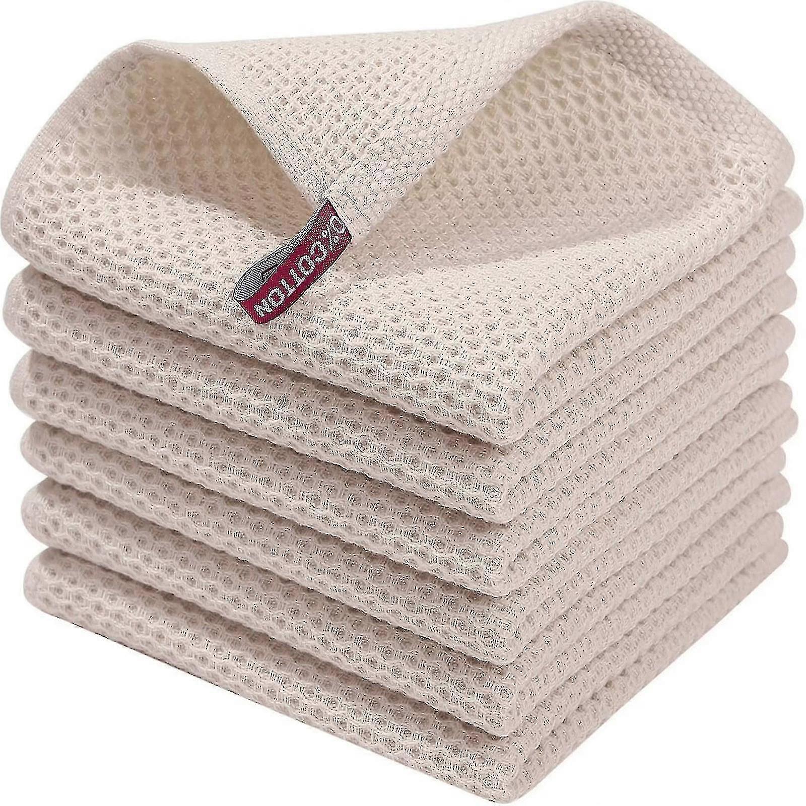 6x torchons 100% coton torchons doux torchons de cuisine chiffons de nettoyage Yvan