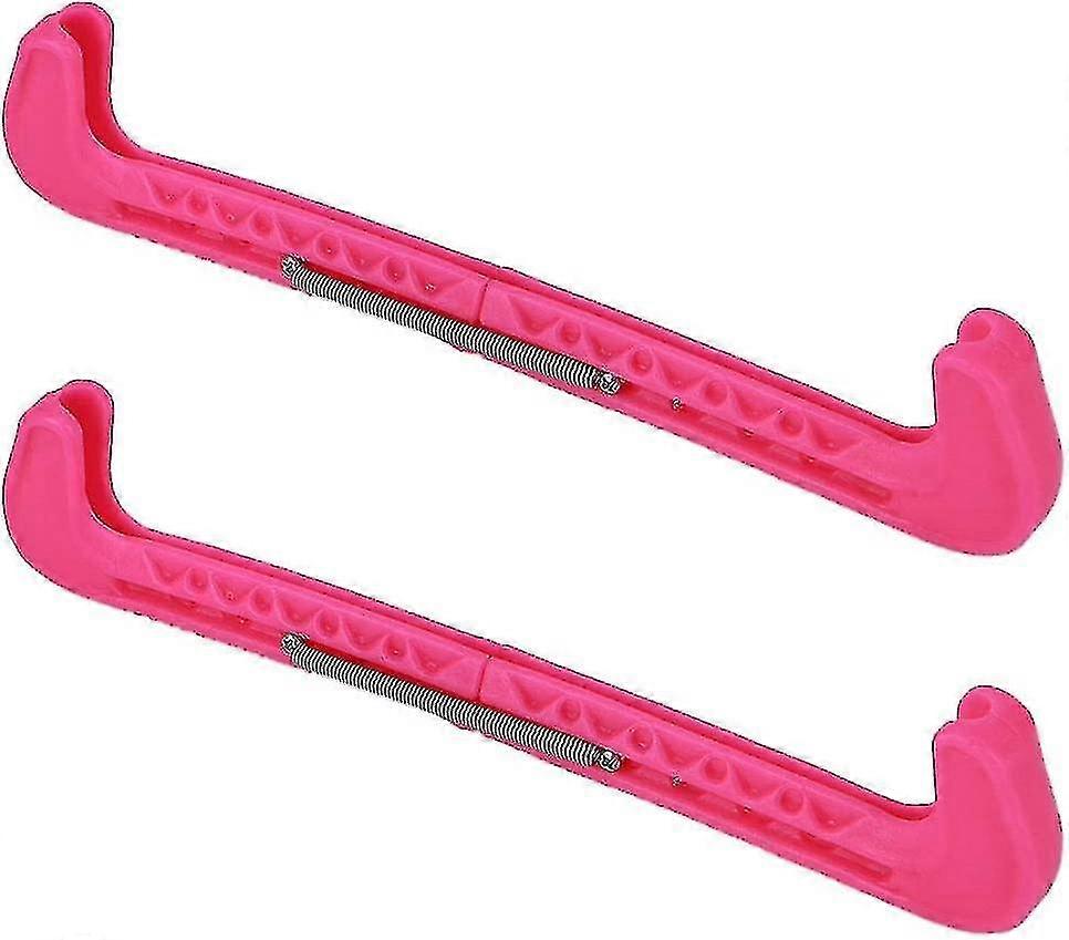 2pcs Ice Skate Guards, Ice Skating Blade Guards Figure Plastic Protector Adjustable-xinhan