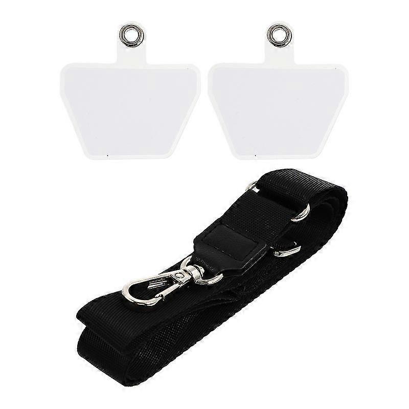 Cordón de teléfono ajustable con parches transparentes Cordón de muñeca universal