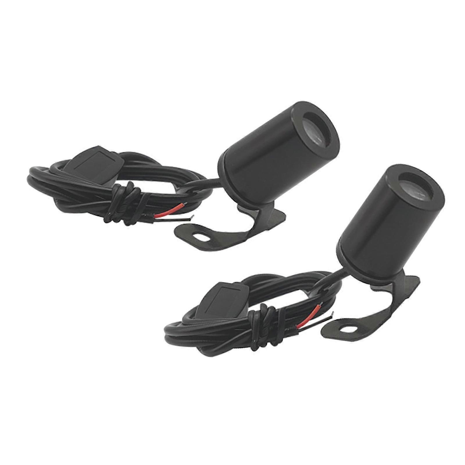 Generic Motorcycle Angel Wing Projection Light Kit Assembly Motorcycle Lamp White Light