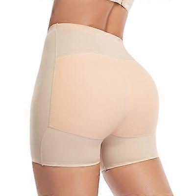 Women's traceless high waist flat angle bottomed fake ass hip lifting pants one piece postpartum waist and abdomen shaping pants