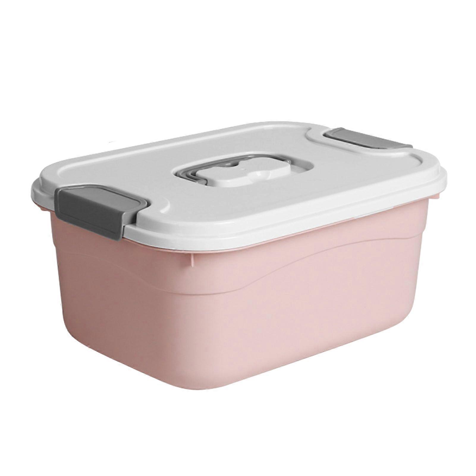 Storage Box for Children Toys Stackable Box with Lids Room Kitchen Organizer