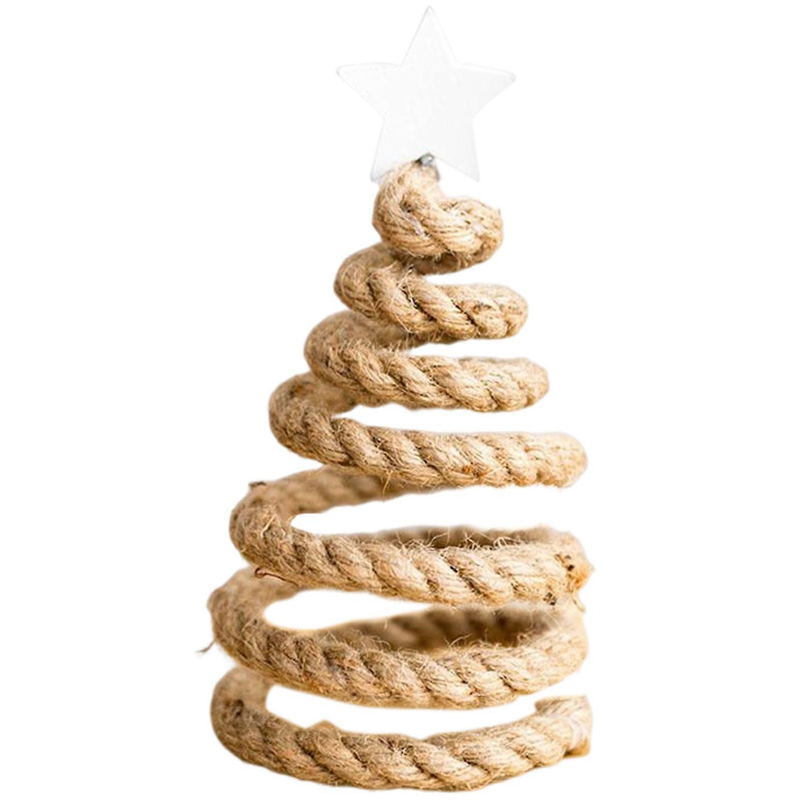 Wooden Christmas Tree Ornament Simple Simulation Christmas Tree Decor Rustic Christmas Tree