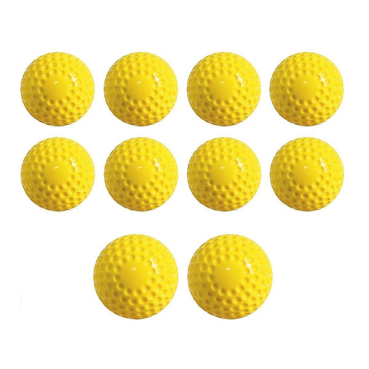 10 Pack Baseballs Training Ball ,9 Inch Pitching Machine Baseballs for Hand-Eye Coordination, Hitti