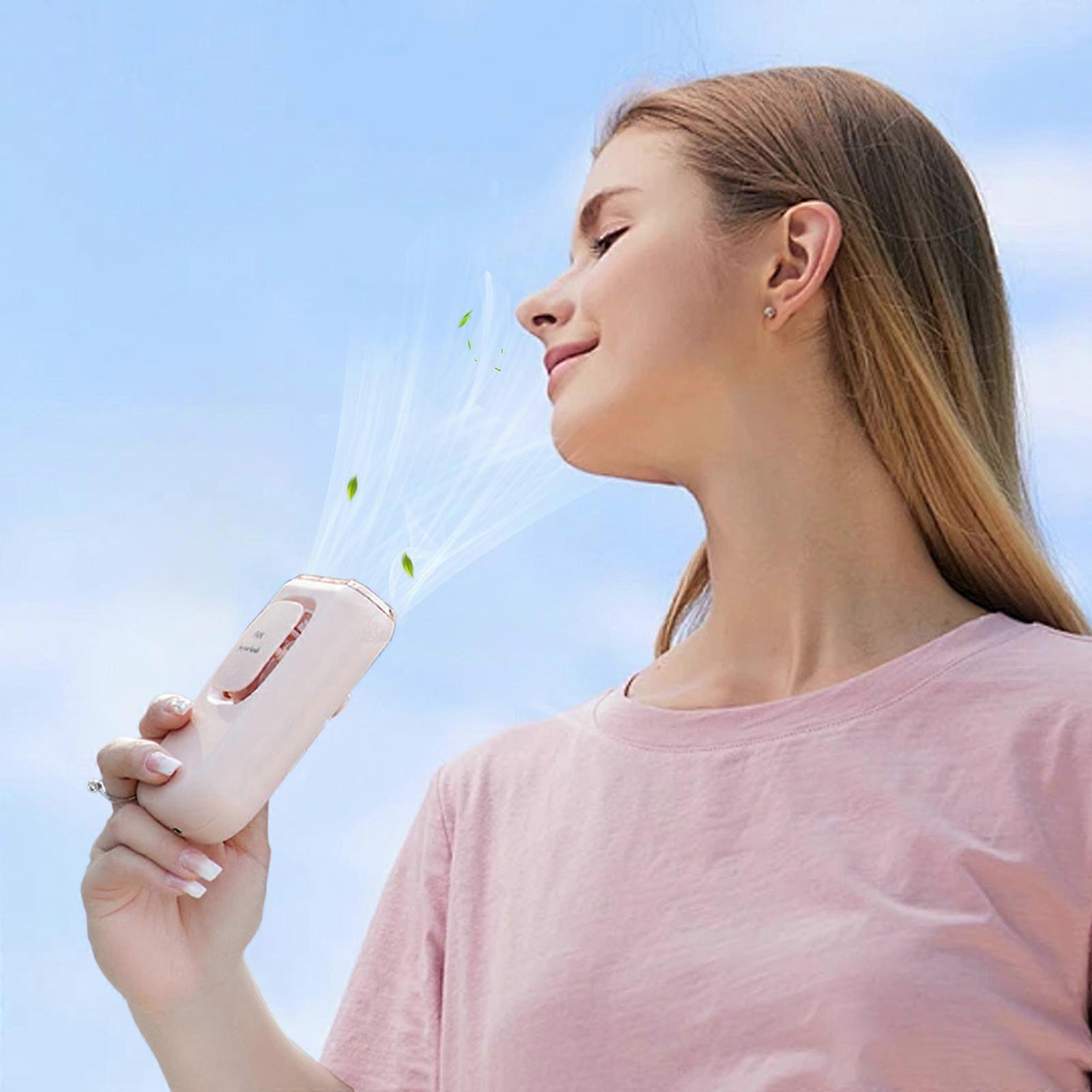 Neck Fans Bladeless Lazy Hanging Waist Fan Sling LED Display Usb Charging Portable Fan Mini Fan FLYE243237