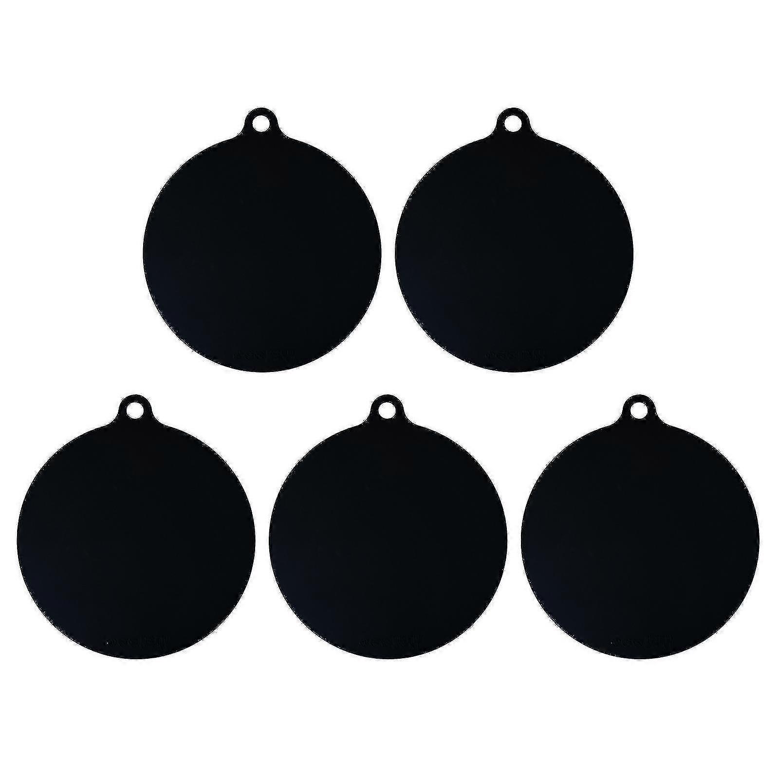 5 Pack Electric Induction Hob Protector Mat Anti-slip Mat , Black