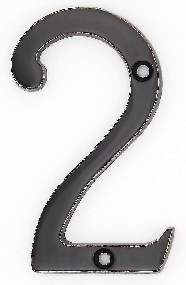 Hardware A300 4 Polegadas Heilwiy Oil-rubbed Bronze House Número 2 Presente