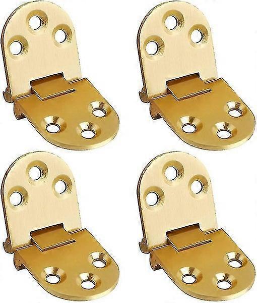 Folding Flip Top Hinge, Solid Brass Brushed Finished