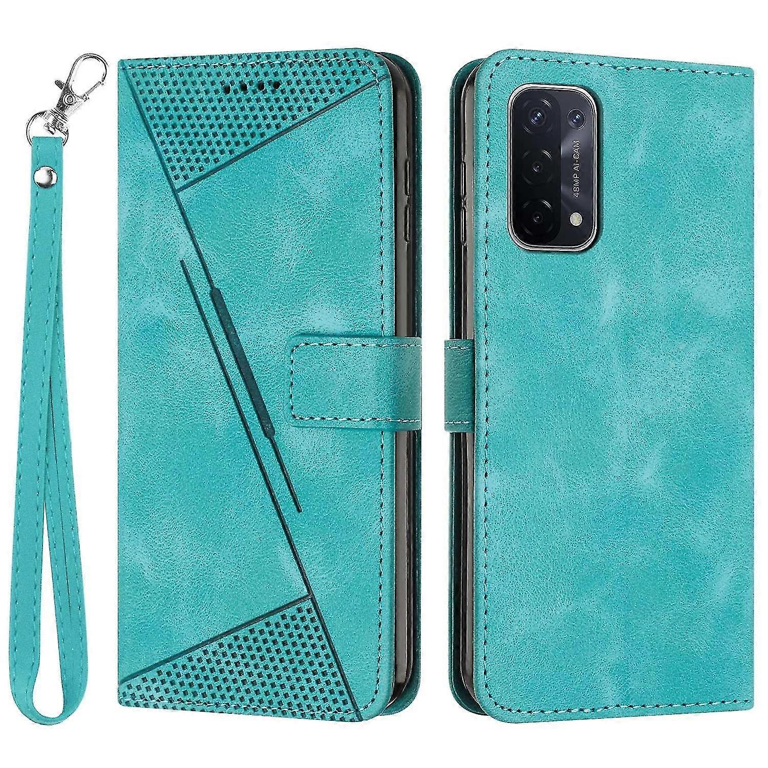 PHINIENLAND Cover per Oppo A54 5G / A74 5G Case PU Pelle Custodia [Kickstand] [Chiusura magnetica] [Slot per Schede], Portafoglio Flip Custodia per Oppo A93 5G / A93s 5G,Farfalla dorata