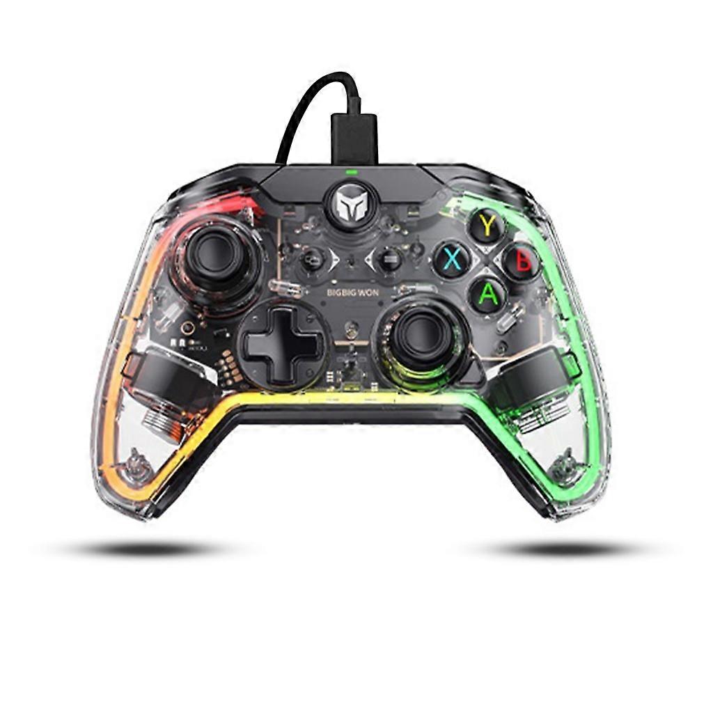 Controller C1 Lite per Switch Win10/11 con controller di gioco RGB con pulsanti posteriori RGB