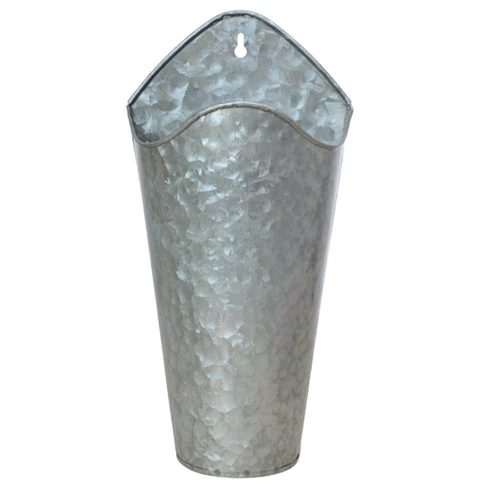 Decorative Flower Pot Fine Workmanship Iron Hanging Hole Smooth Nursery Planter for Home KAESI