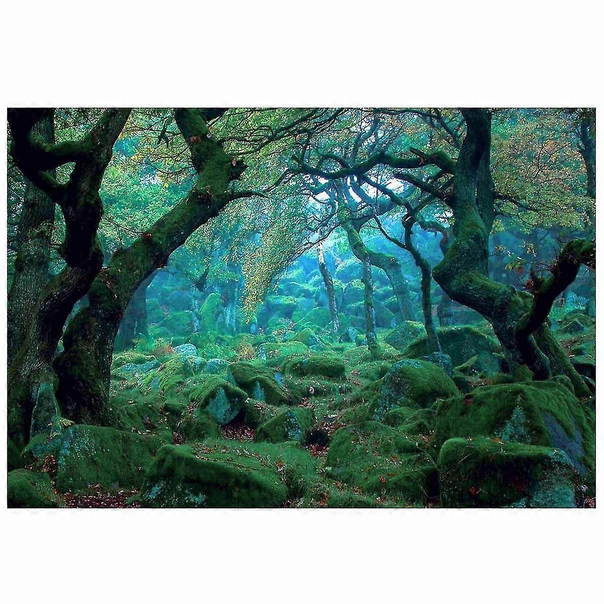 3*5ft Green Jungle Forest Photography Backdrop Studio Props Photo Background