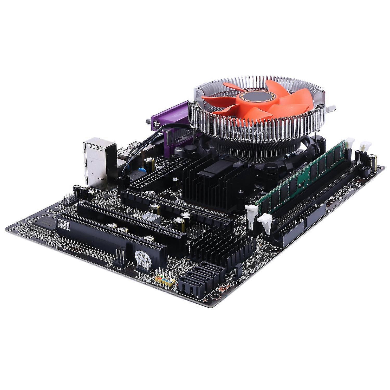 Placa base de escritorio G41 para Intel Cpu Set con Quad Core 2.66g CPU E5430 + 4g Memory + Fan Atx Comp