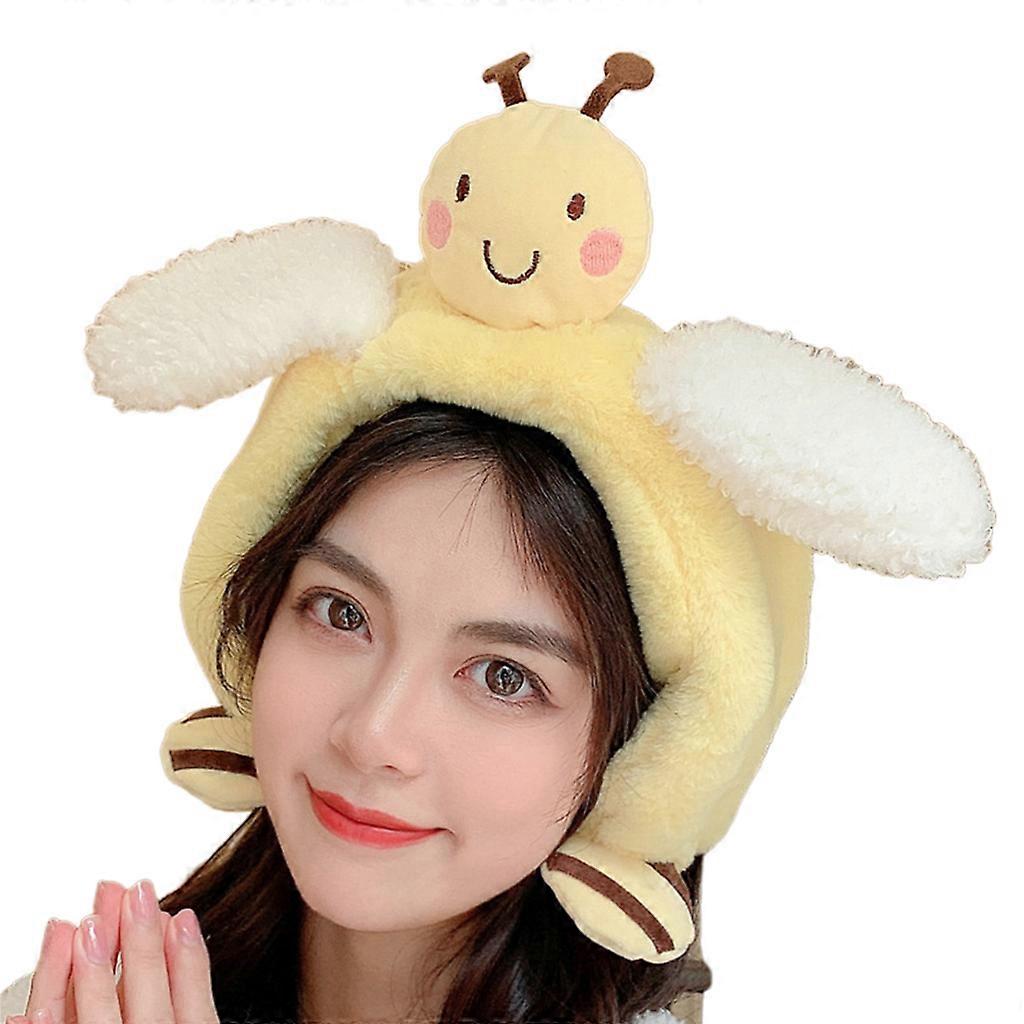 Movable Hamster Earmuff Ear Moving Jumping Ear Warmer Funny Plush Earmuff