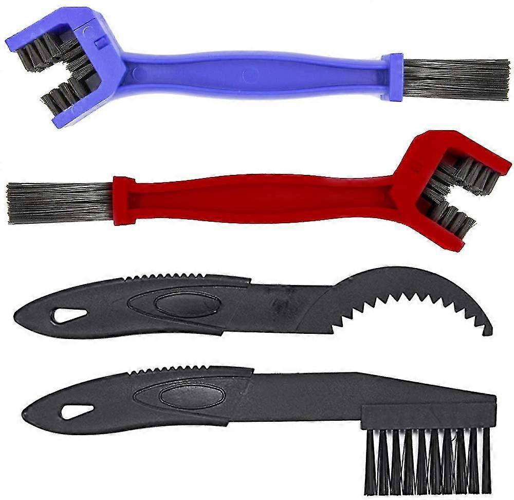 4 X Motorcycle Bicycle Chain And Gear Shift Gear (gears) Brush Cleaning Tool