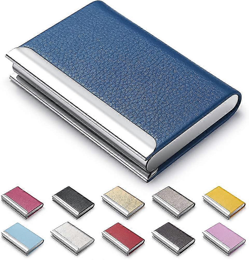 Business Card Case, Luxury Pu Leather Business Card Case, Name Card Holder
