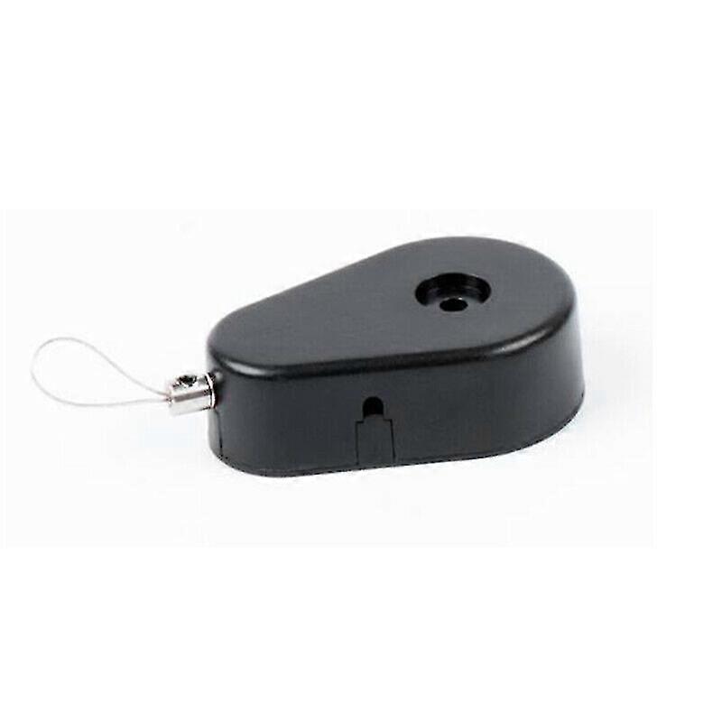 Multifunctional Automatic Door Closer Anti Theft Retractable Cable Pull. (black)(1pcs)