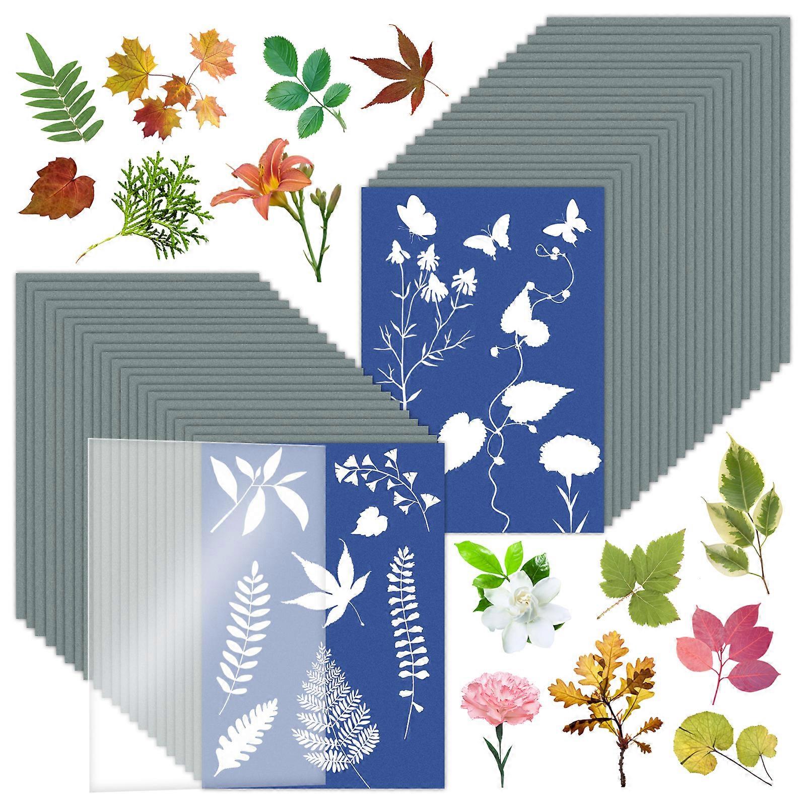 Cyanotype Paper, 32-Sheets High Sensitivity