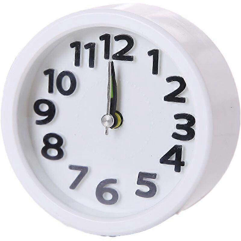 Small Simple Bedside Student Desk Clock, Battery Operated Travel
