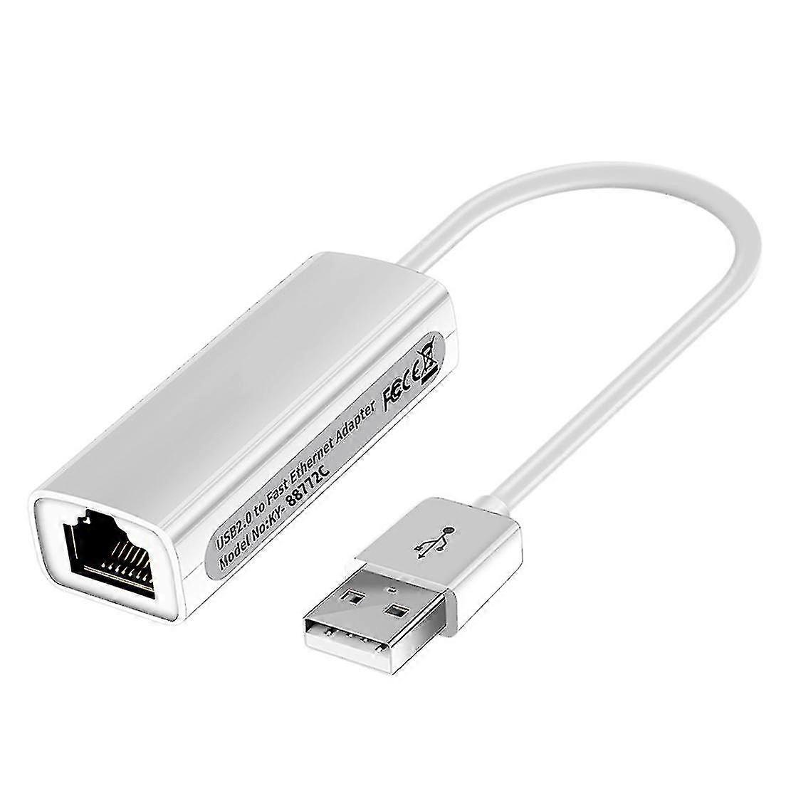 Usb2.0 20cm Ax88772c Ethernet Lan Adapter Cable Compatible Win95 Osr2/98/98se/me/2000/xp/nt3.5-dt