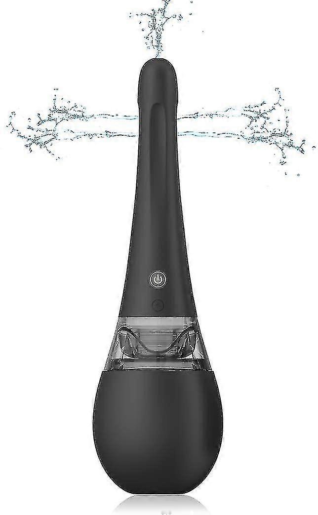 Automatic Electric Douche Enema Bulb, Rechargeable Cleansing System With 3 Intensities Modes 5 Sprinklers, Waterproof Silicone Cleaner Kit Compatible