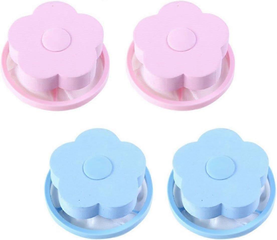 4PCS Washing Machine Lint Filter Mesh Bag Fur Hair Catcher Laundry Balls Floating Ball Pouch Cleaning Tools