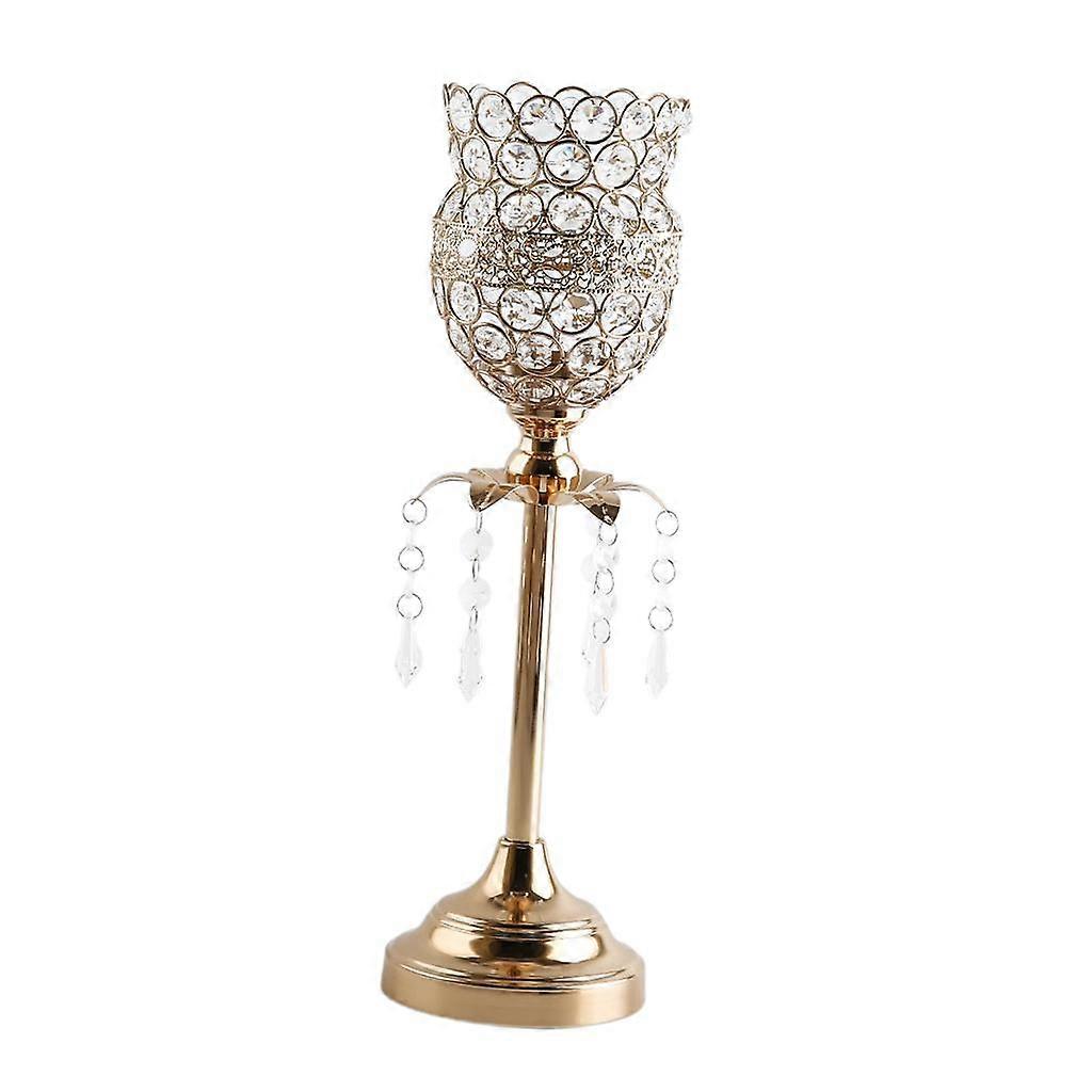 Wine Cup Shaped  Candle Holder Tabletop Candlestickr for Dinner S