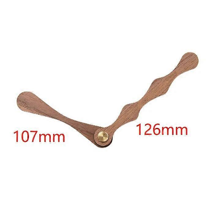 12inch DIY Creative Wall Clock Walnut Wooden Hands With Clock Movement special Needles Quartz Clock Replace Part Accessories