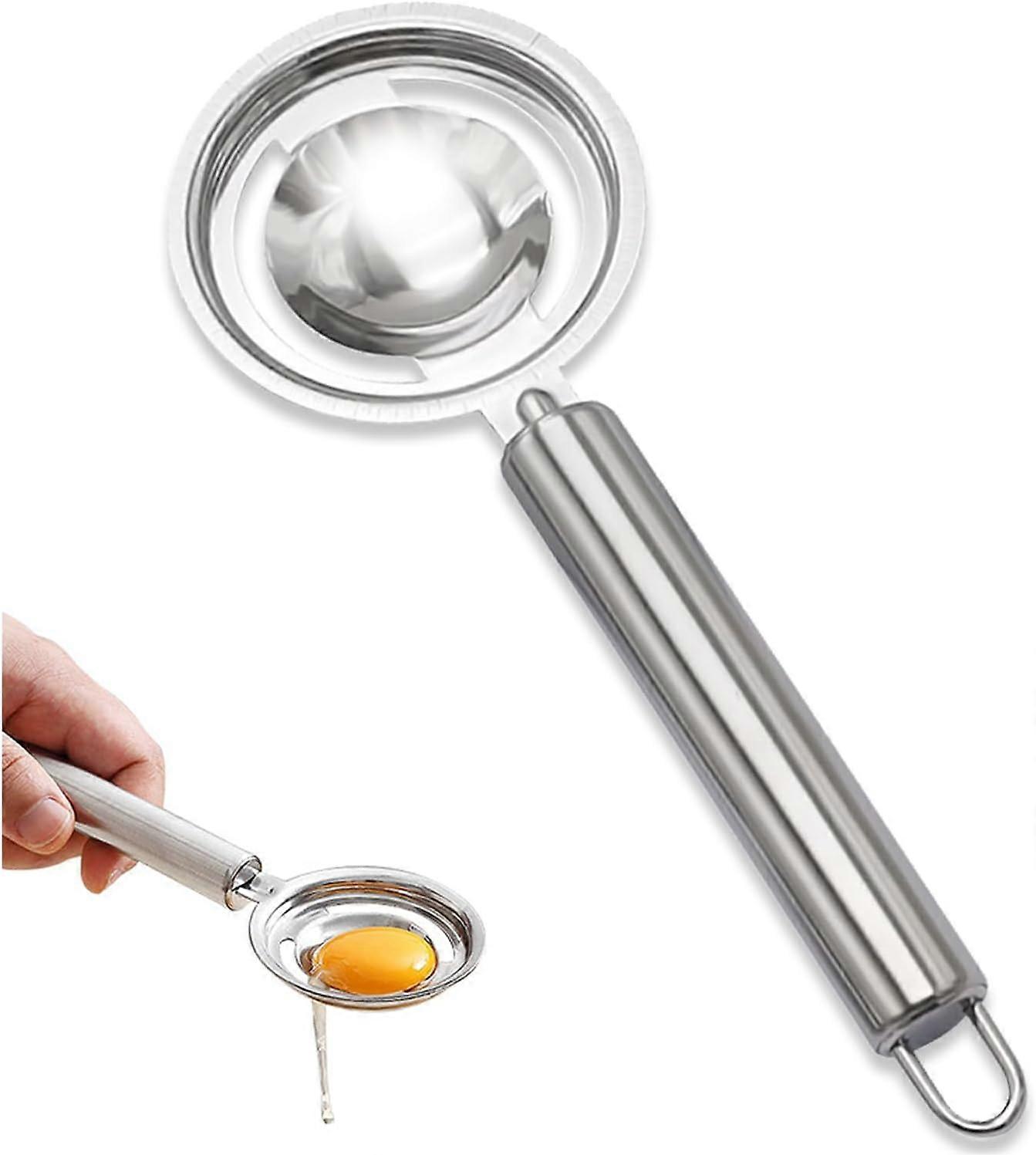 1 pcs  Egg Separator,Stainless Steel Egg Yolk White Separation Tool
