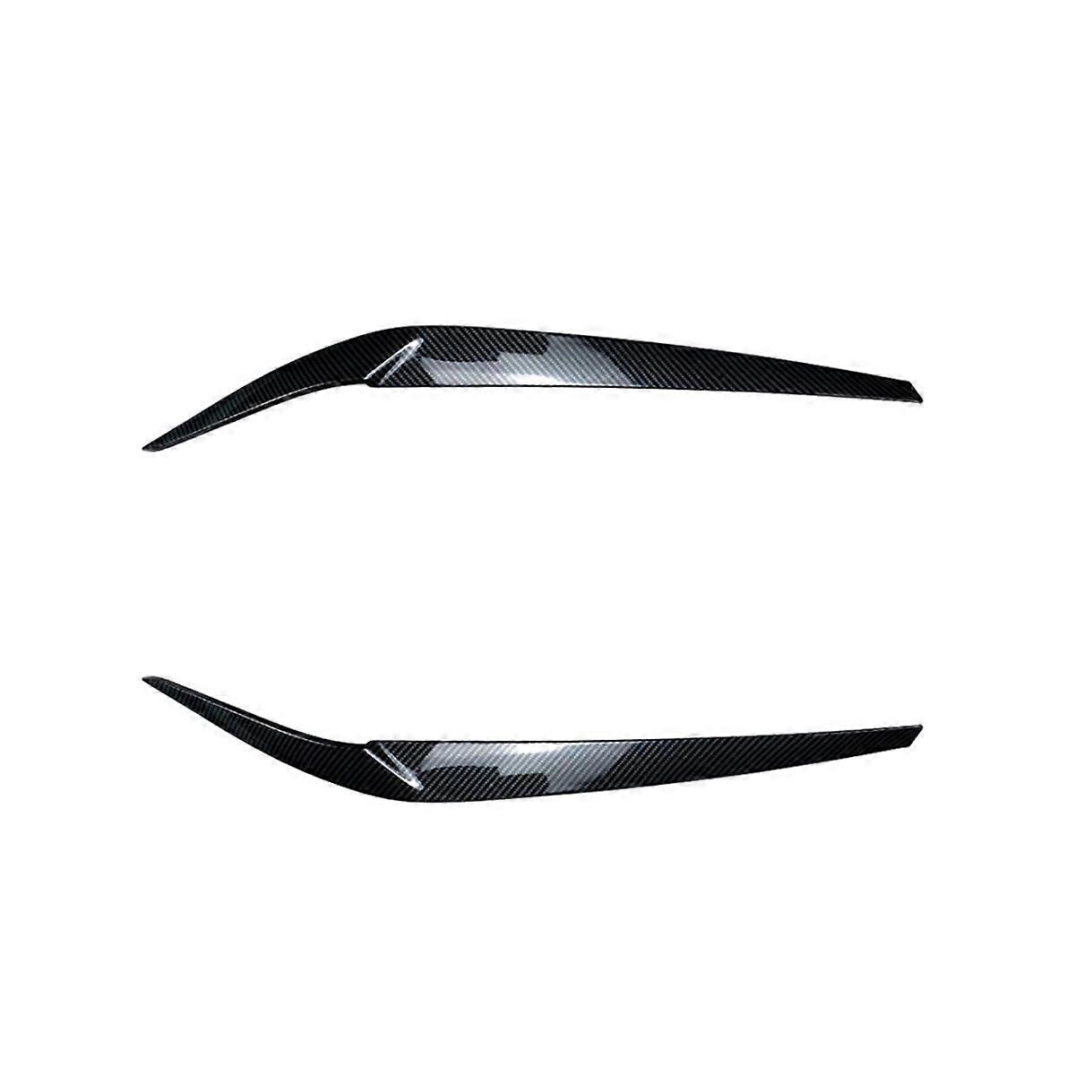 Car Headlights Eyebrow Eyelids Trim Cover for 5 Series G30 525I 530I 2017-2021 Car Stickers Trim De
